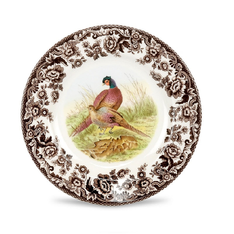 Woodland Pheasant Salad Plates (Set of 4) – Flying Sheep Country