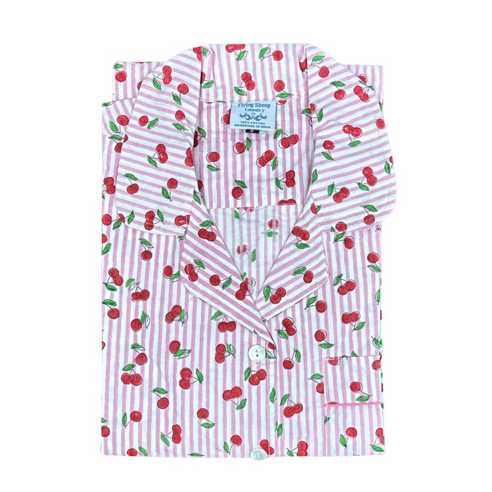 Block-Print Sleep Shirts – Flying Sheep Country