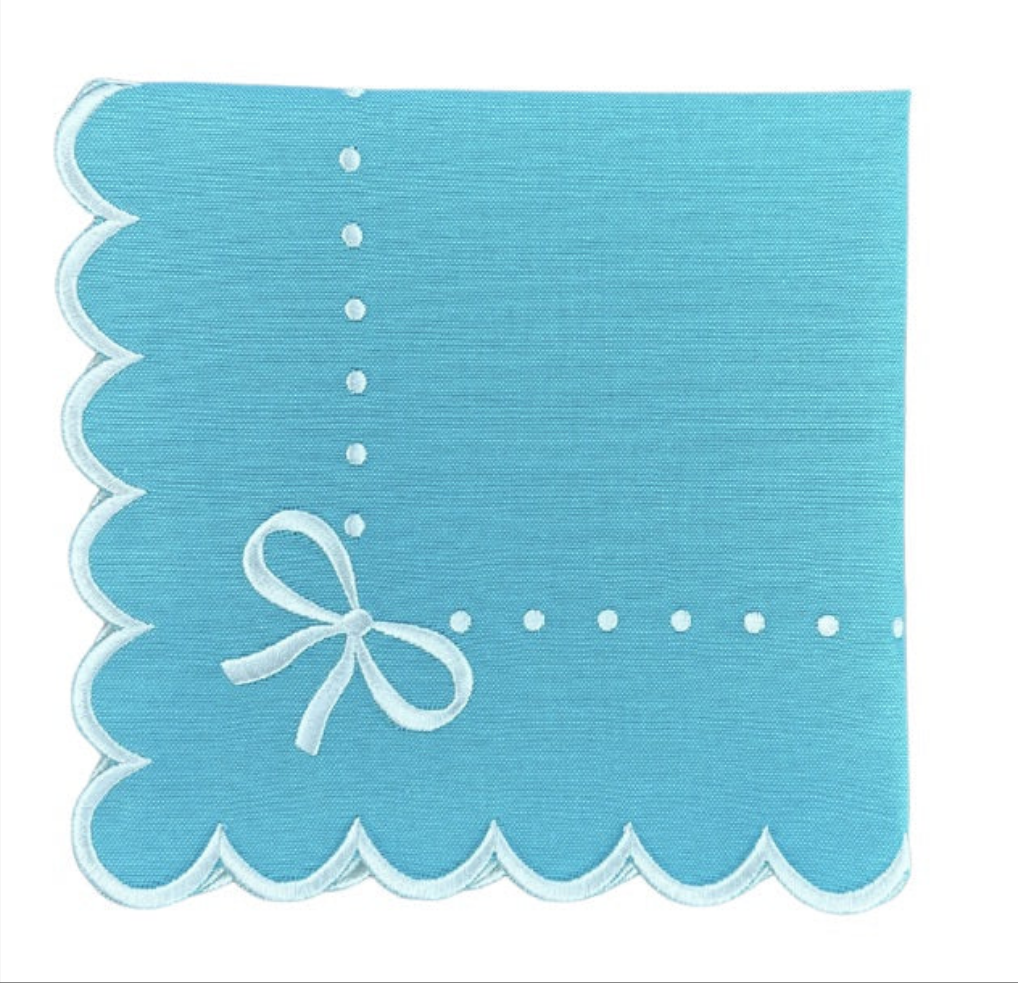 Flying Sheep Country Studio Collection Juliet Bows Napkins - Thumbnail 3