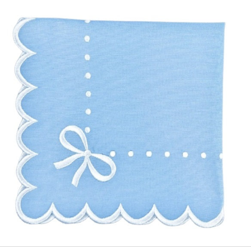 Flying Sheep Country Studio Collection Juliet Bows Napkins - Thumbnail 5