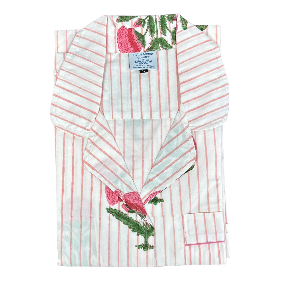 Block-Print Sleep Shirts – Flying Sheep Country